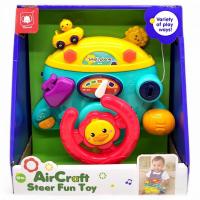 Інтерактивна іграшка Кермо дитяче - Літак (бірюзовий) YANUO 840