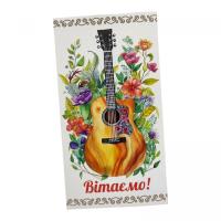 Вітальний конверт Музичний розквіт 16,7x8,2 см MIC 00023У