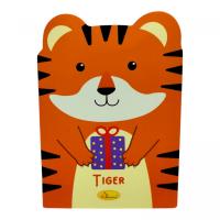 Блокнот з вушками TIGER 24 аркушів 11x16 Апельсин АП-1803