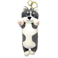 Брелок ПЕС батон 17см (СІРИЙ) MIC C6106