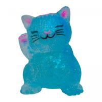Іграшка антистрес жуйка-тягучка котик (блакитний) MIC M18587