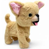 Мʼяка інтерактивна іграшка Собачка (ходить, гавкає, музика, реагує на торкання) 25 х 25 см MIC K14701