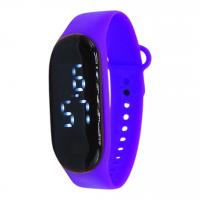 Годинник електронний з регульованим ремінцем, фіолетовий MIC CRQ-1