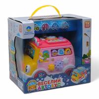 Інтерактивна іграшка Музичний автобус, укр (рожевий) TK Group 10891