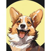 Картина за номерами Корги Коржик 40х50 см Art Craft 11708-AC