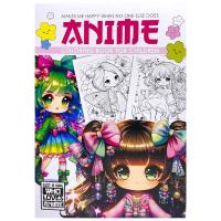 Розмальовка Аніме 21х29,7 см., 8 аркушів Art studio of Happiness 25196