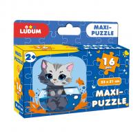 Пазл Максі-пазл Котик, 16 елементів Ludum ME5032-02