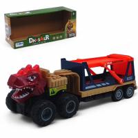 Вантажівка-монстр Динозавр, автовоз (червоний) YISU TOYS 068-169/170