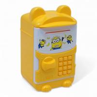 Скарбничка-сейф Мультяшки (13 см), жовта MIC MS-24-8-1037