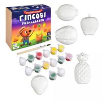 Набір для творчості Гіпсові розмальовки: розфарбуй фрукти Strateg 30989