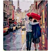 Картина за номерами Обiйми Парижу 40х50 см Оптифрост 0654