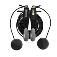 Швидкісна скакалка з лічильником TwinRope EF-1909-GY 2,8 метра