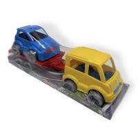 Набір авто Kid cars Sport (автобус жовтий + машинка синя) TIGRES 39823