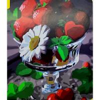 Картина по номерах Фруктові серця 40х50 см Оптифрост 0416