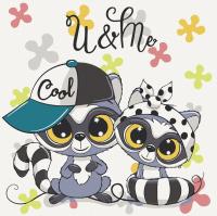 Картина за номерами. Art Craft "Круті єноти"30х30 см 15535-AC