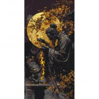 Картина за номерами з фарбами металік Тиша великого майстра 40*80 см Origami LW5126