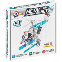 Конструктор металевий Вертоліт, 185 дет Технок 4944