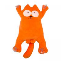 Мʼяка іграшка Кіт Саймон (32см) (ПОМАРАНЧЕВИЙ) Копиця 00284-13