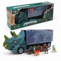 Автовоз Динозавр: Трицератопс, з машинками та фігурками XIN LIAN MENG TOYS 2816