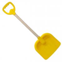 Лопата №3 з деревʼяною ручкою, 70 см (жовта) Bamsic 0153