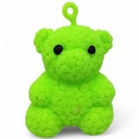Антистрес Ведмежатко з пінним наповнювачем (9 см) салатовий MIC C56445