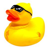 ІГРАШКА ДЛЯ ВАННИ, ГУМОВА КАЧЕНЯ (СОНЯЧНІ ОКУЛЯРИ) MIC P599-118