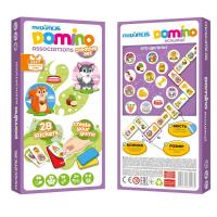 Розвиваюча гра Доміно. Асоціації (+ комплект наліпок для фішок) Maximus 5493