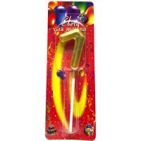 Декоративна свічка Цифра 7, золото MiC 151400000000238