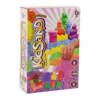 Кінетичний пісок KidSand з формочками, 1000 г (укр) Dankotoys KS-04-13U
