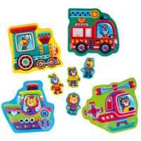 Максі-пазли із грою Малюк зможе: Транспорт Vladi Toys VT1722-24