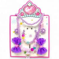 Дитячий набір біжутерії Лабубу (бузковий) MIC KA-23-4691