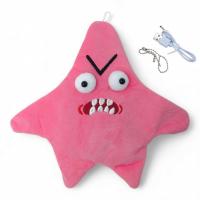 Мʼяка іграшка Зірочка Angry Star, звук, підсвічування MIC AngryStar