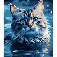 Картина по номерах Мрії у синій безодні 30х40 см Strateg LY51