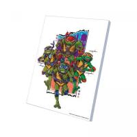 Набір для розпису по номерах 30х40 см Черепашки Ніндзя: Команда героїв qbee QB914-006