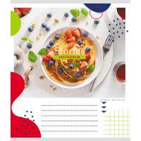 Зошит учнівський "Інста сторі" 012-510249C-1 в косу лінію, 12 аркушів