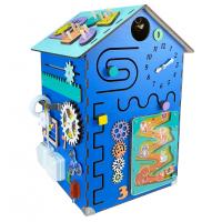 Розвиваюча іграшка Бізікуб "Будинок" TG200222 блакитний, 55х30х30 см