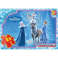 Пазли Холодне серце, 35 елементів + плакат Gtoys FR004