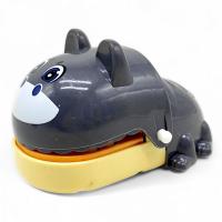 Іграшка-кусачка Зубастик: Песик Бульдог, міні, (сірий) MIC X023-83C