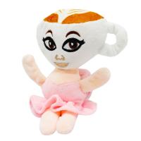 Дитяча м'яка іграшка-браслет "Балерина Капучино" IBR-H-5 музична