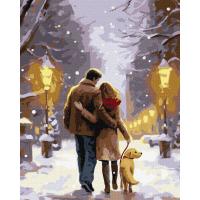 Картина за номерами Сімейна прогулянка 40х50 см Ідейка KHO8348