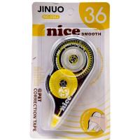Коректор стрічковий 5мм*36м JINUO (ЖОВТИЙ) MIC 36925