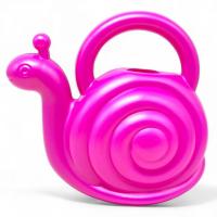 Лійка пластикова Равлик, 20 см (малиновий) Бамсик 0214