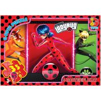 Пазли Леді Баг + постер, 35 елем. Gtoys LB1018