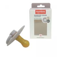 Латексна пустушка (0м+) (СІРА) Mumlove №0525