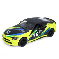 Машинка інерційна 2023 Nissan Fairlady Z KT5443WF(Yellow) 1:36, 12 см, відчиняються двері