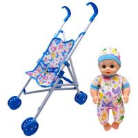 Візок з лялькою сидячий H01-63 в кульку р.62x20см YG Toys YG Toys H01-63