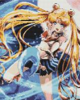 Алмазна мозаїка Аніме. Сейлор Мун 40х50 см Origami OD2007