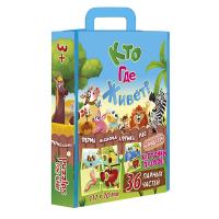 Пазли дитячі Хто де живе? (Рус) Strateg 30702