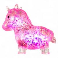 Антистрес жуйка-тягучка Єдиноріг 10 см (рожевий) MIC MS-24-11-98