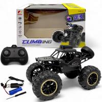 Джип на радіокеруванні (Wi-Fi камера 4K HD, додаток, підсвічування, акум. 3.7V, пульт 2.4G, USB-кабель, викрутка, амортизація, протиударний корпус, гумові шини, підтримка для телефону) CAN XIN CX91